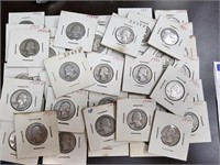 49 Carded Silver Quarters
