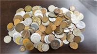 Large Assortment Foreign Coins