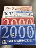 2000 & 2001 US MInt Sets