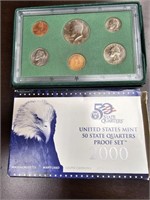 2000 Proof Set & 1989 Coin Set