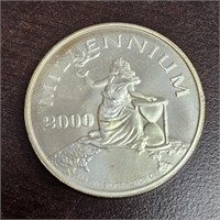 1 oz .999 Silver Liberia $20 coin