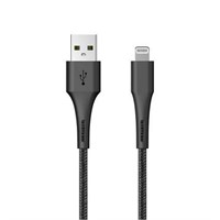 USB Type-A to Lightning 6ft Cable  Black