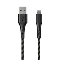 Walmart USB-a to Micro 6ft Charging Cable  Black