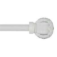 Mainstays Rod  28-48  White Acrylic Ball