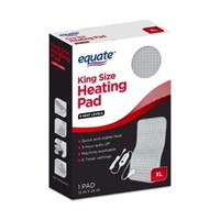 Equate XL Heating Pad  6 Settings  12x24in
