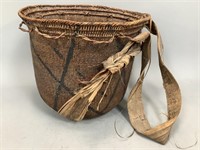 Yanomami Tribe Woven Gathering Basket