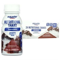 Equate Nutritional Shakes  Chocolate  8 fl oz