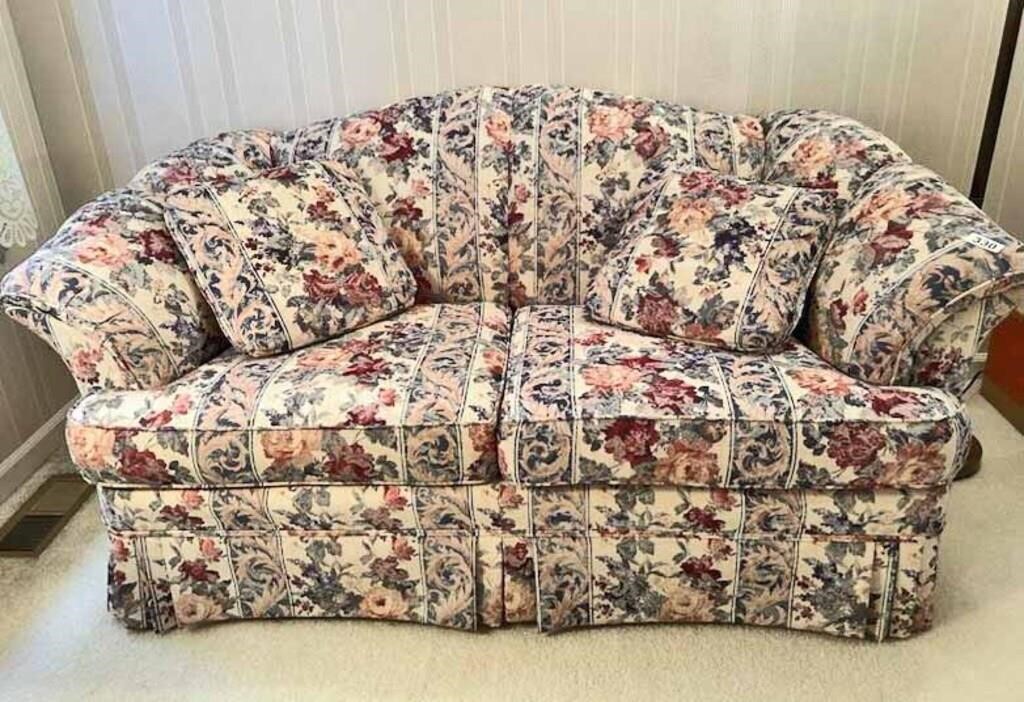 BROYHILL LOVE SEAT, SOFA, COUCH - NO SHIPPING