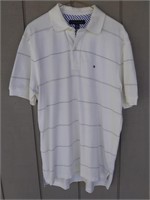 F1)Tommy Hilfiger Golf Shirt, Men's Medium, No