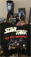 Lot OF Star Trek Collectibles T-Shirt Etc