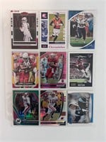 NFL cards Fitzgerald, Rivers, Bosa, Watson