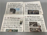 The Washington Post Newspapers from Sept. 2001