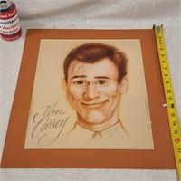 Jim Carrey Original Signed Artwork