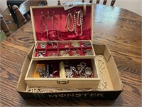 JEWELRY BOX WITH CONTENTS