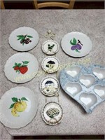 Enesco Imports Japan Fruit Plates and Others