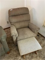 LAZYBOY RECLINER AND FOOT STOOL