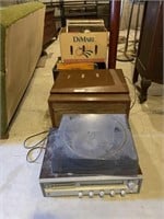 STEREO, RECORD PLAYER, AND RECORDS