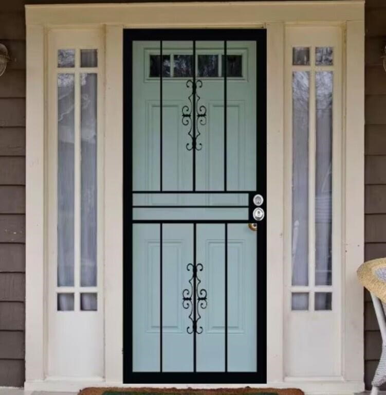 28" x 80"  501Steel Black Security Door RETAIL$568