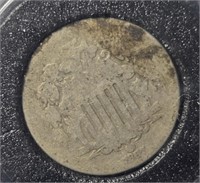 1867 w/o rays Shield Nickel