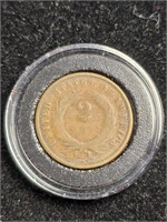 1867 Two Cent Pc
