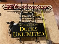 Budweiser Ducks Unlimited Neon- See Description
