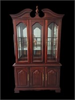 Lighted Two Piece China Cabinet