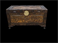 Vintage Asian / Island Carved Chest