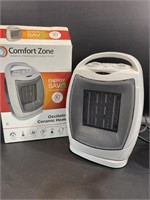 Comfort Zone Ceramic Heater Oscillating, Working