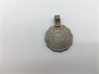 Old Asian Coin Pendant