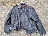 Highway One High Quality Leather Jacket, Size: M