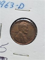 High Grade 1963-D Lincoln Penny