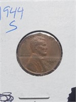 Higher Grade 1944-S Wheat Penny