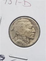 Better Grade 1937-D Buffalo Nickel
