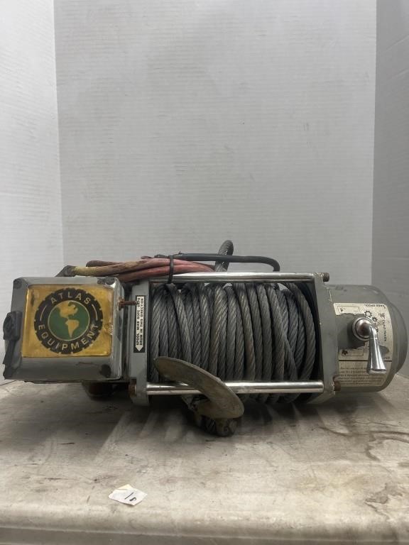 Atlas Equipment Winch And Cable