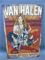 Van Halen Metal Sign