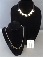 Earrings and 2 Necklaces
