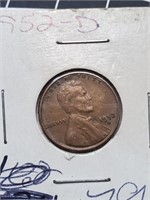 Higher Grade 1952-D Wheat Penny