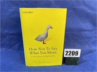 HB Book, How Not To Say What You Mean By