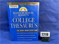 HB Book, College Thesaurus