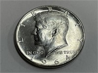1964 BU Grade Kennedy Half Dollar