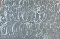 CY TWOMBLY OIL ON CANVAS