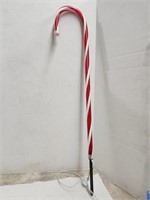 Vintage Candy Cane light up stake