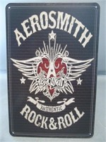 Aerosmith Metal Sign