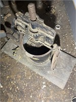 Antique pressure cast-iron.