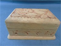 Inlaid Jerusalem Handicrafts Wooden Box