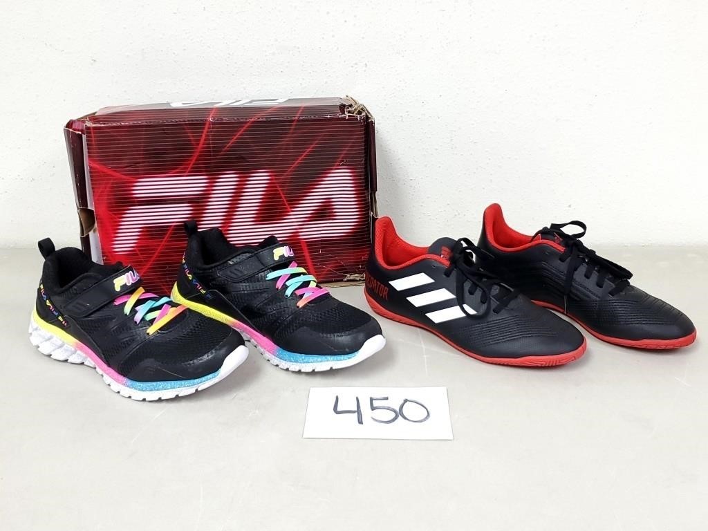 Youth Adidas and Fila Shoes - Size 5.5
