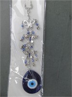 Hanging Butterfly Turkish Evil Eye Decoration