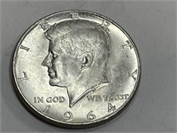 1964 d BU Kennedy Half Dollar