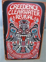 Creedence Clearwater Revival Metal Sign