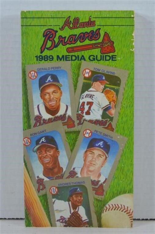 1989 Atlanta Braves Media Guide